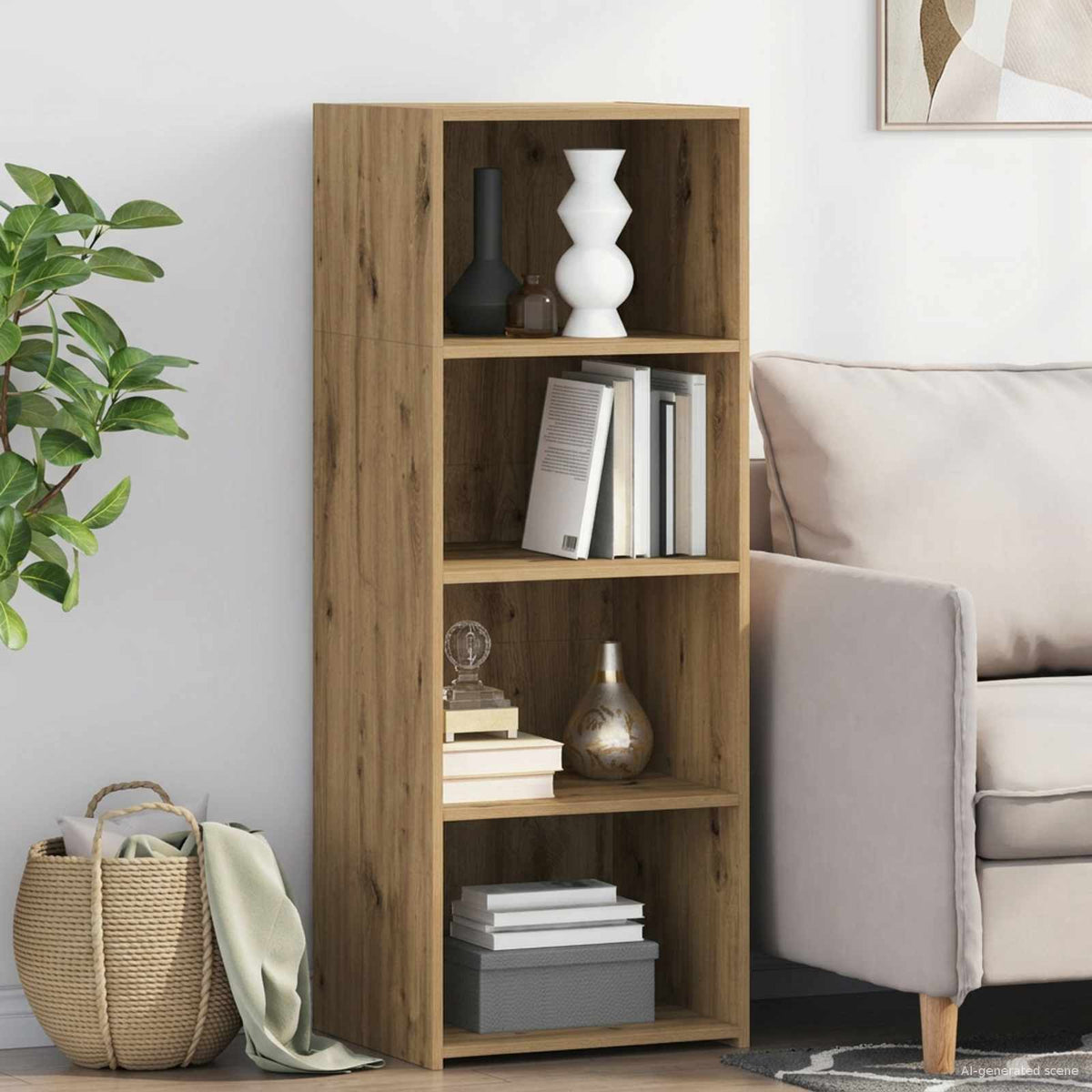 Highboard Hrast artisan 45 x 41 x 124 cm Konstruirano drvo