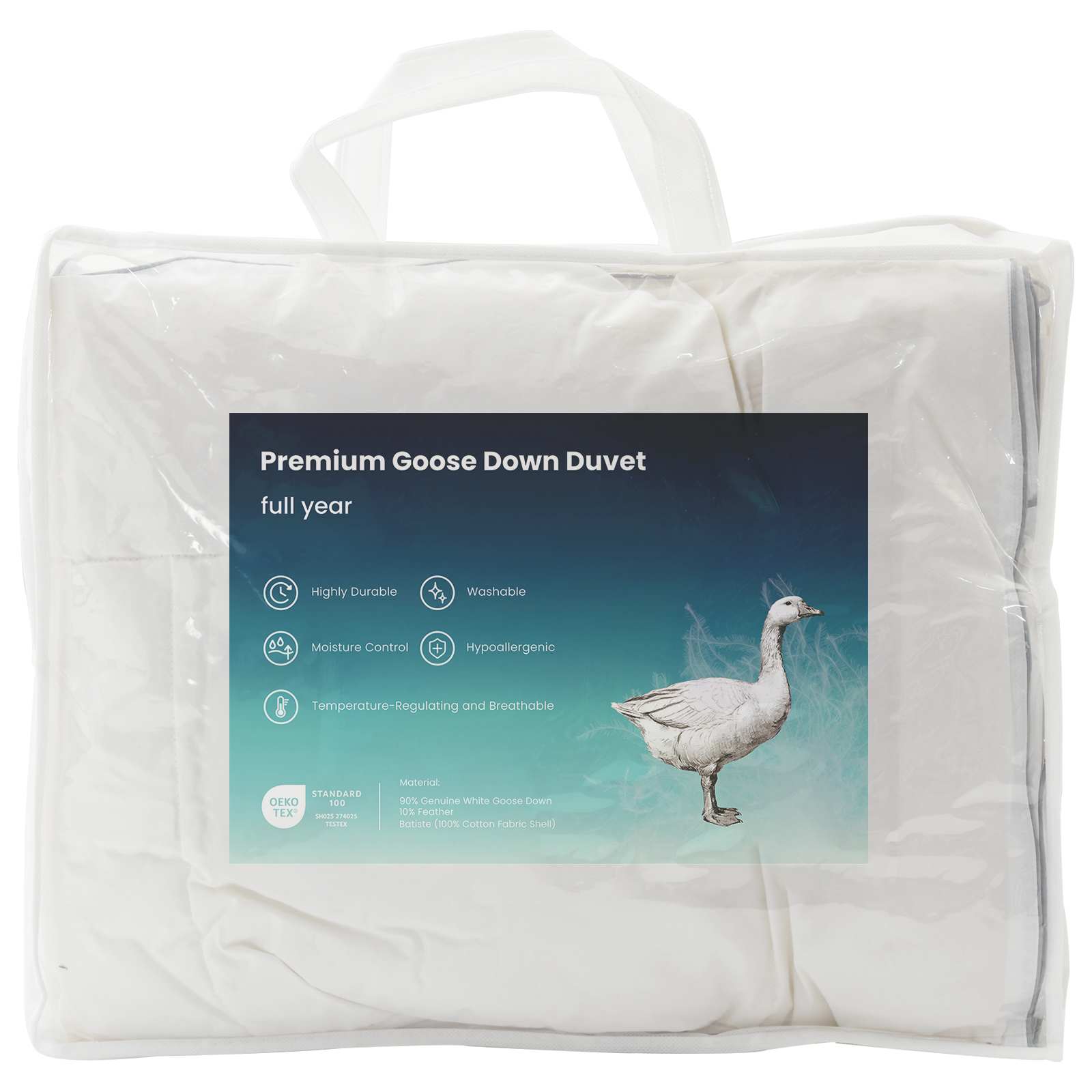 90% guska dol set FULDA 3 kom. 155 x 220 cm Sve sezone 210 GSM