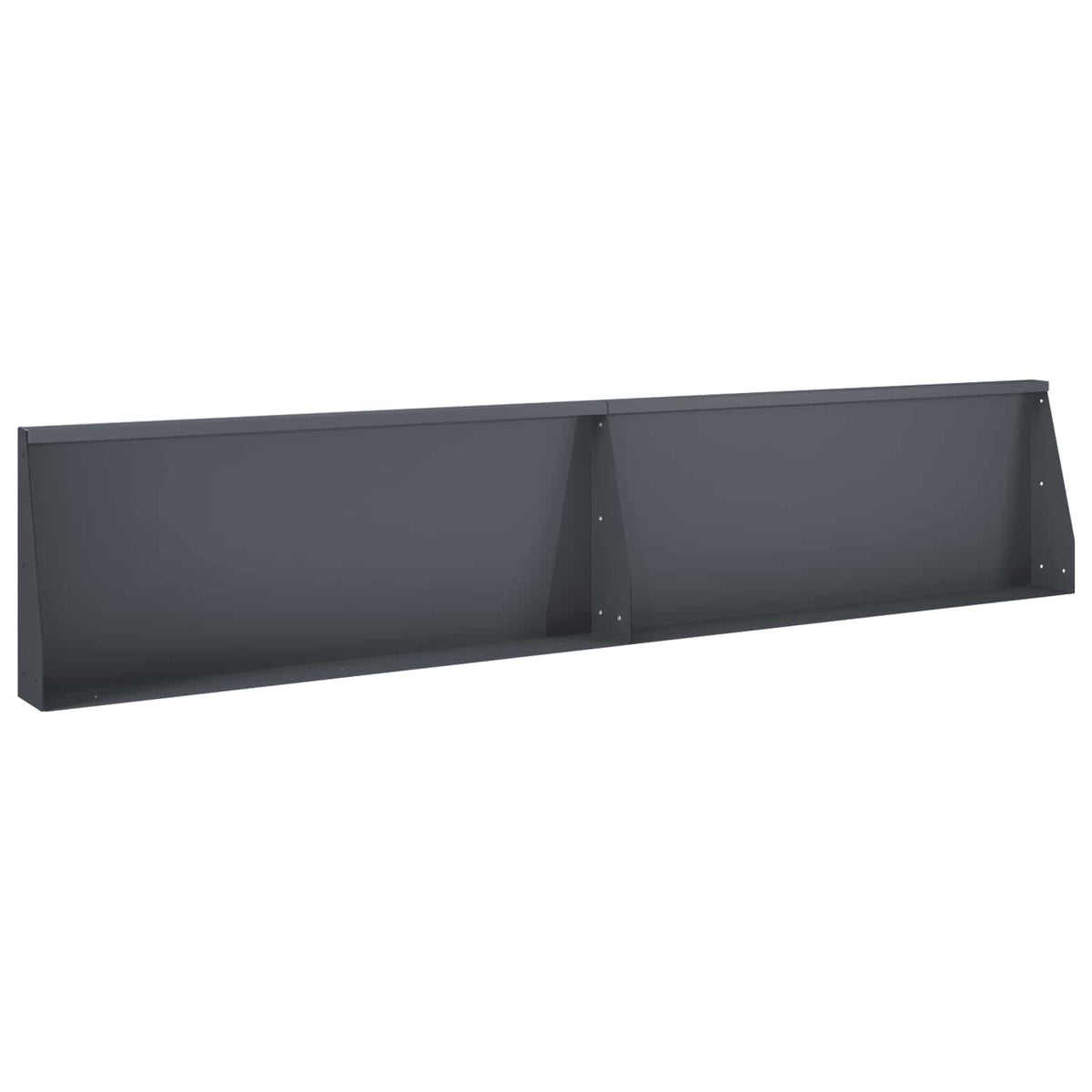 Zid za zadržavanje 2 kom. 100 x 12 x 50 cm Čelik Antracit