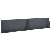 Zid za zadržavanje 2 kom. 100 x 12 x 50 cm Čelik Antracit