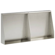 Zid za zadržavanje 2 kom. 40 x 12 x 50 cm Nehrđajući čelik