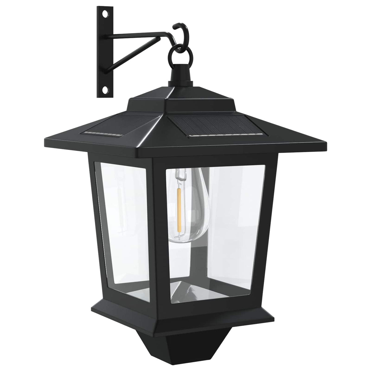 Lampa za zid 2 kom. Crna 19 x 14 x 25 cm Nehrđajući čelik i ABS