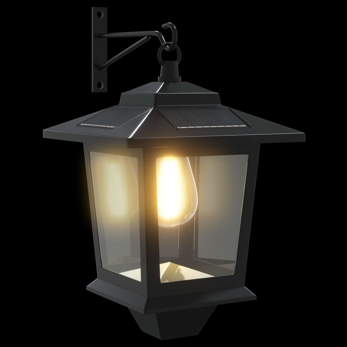 Lampa za zid 2 kom. Crna 19 x 14 x 25 cm Nehrđajući čelik i ABS
