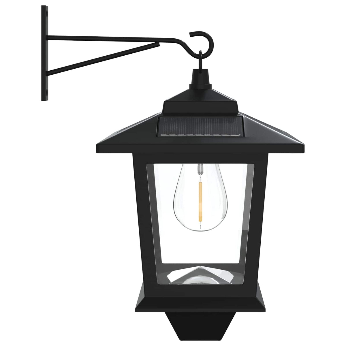 Lampa za zid 2 kom. Crna 19 x 14 x 25 cm Nehrđajući čelik i ABS