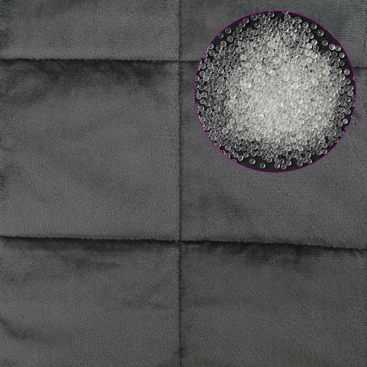 Težak pokrivač Antracit 135 x 200 cm 10 kg 100% Pamuk 205T