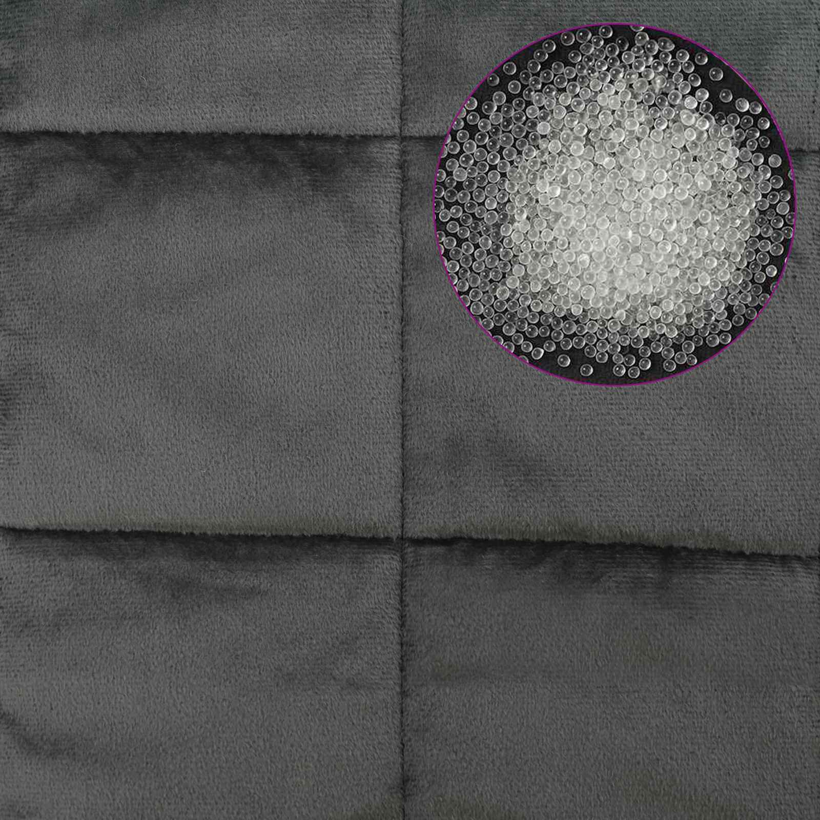 Težak pokrivač Antracit 200 x 230 cm 13 kg 100% Pamuk 205T