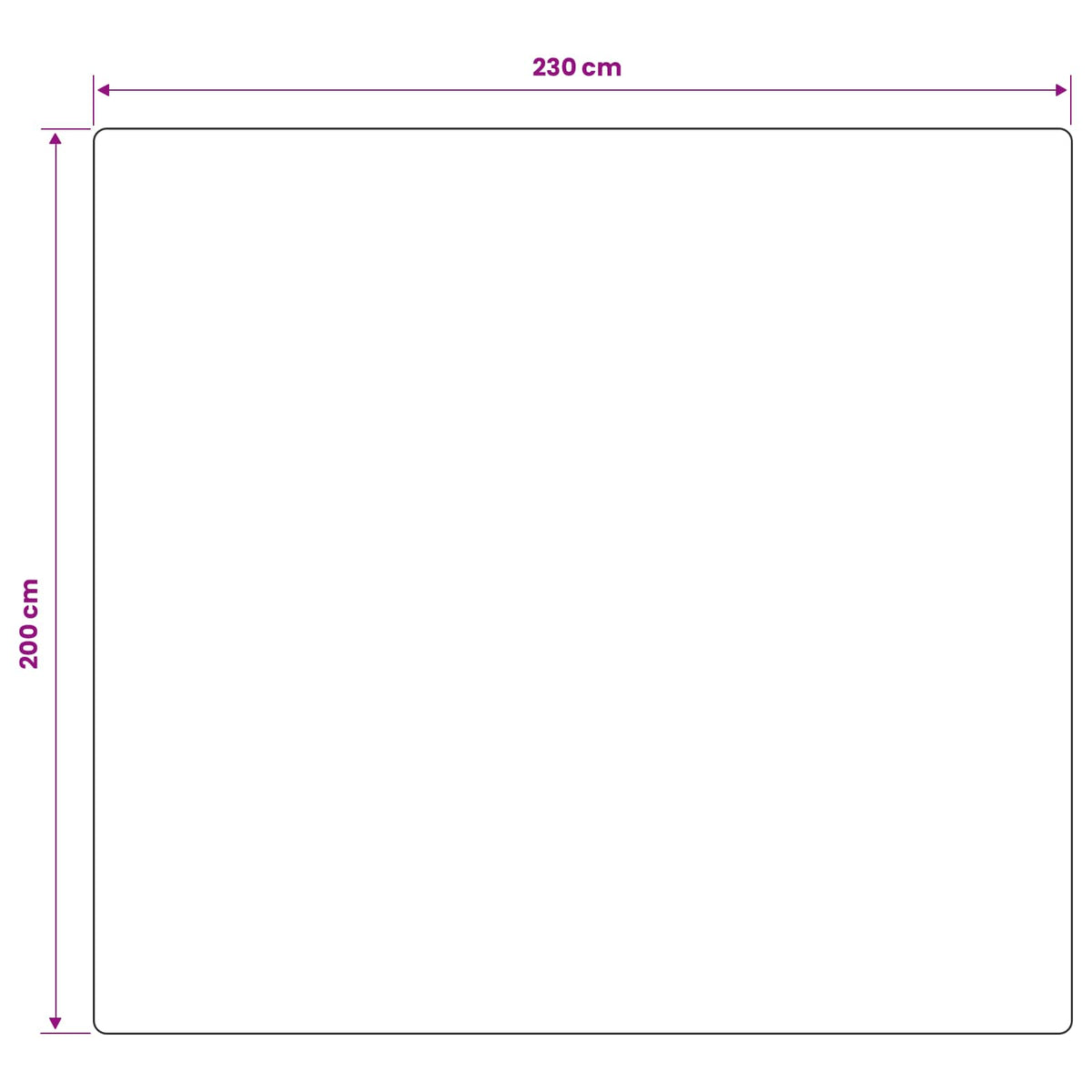 Težak pokrivač Antracit 200 x 230 cm 13 kg 100% Pamuk 205T