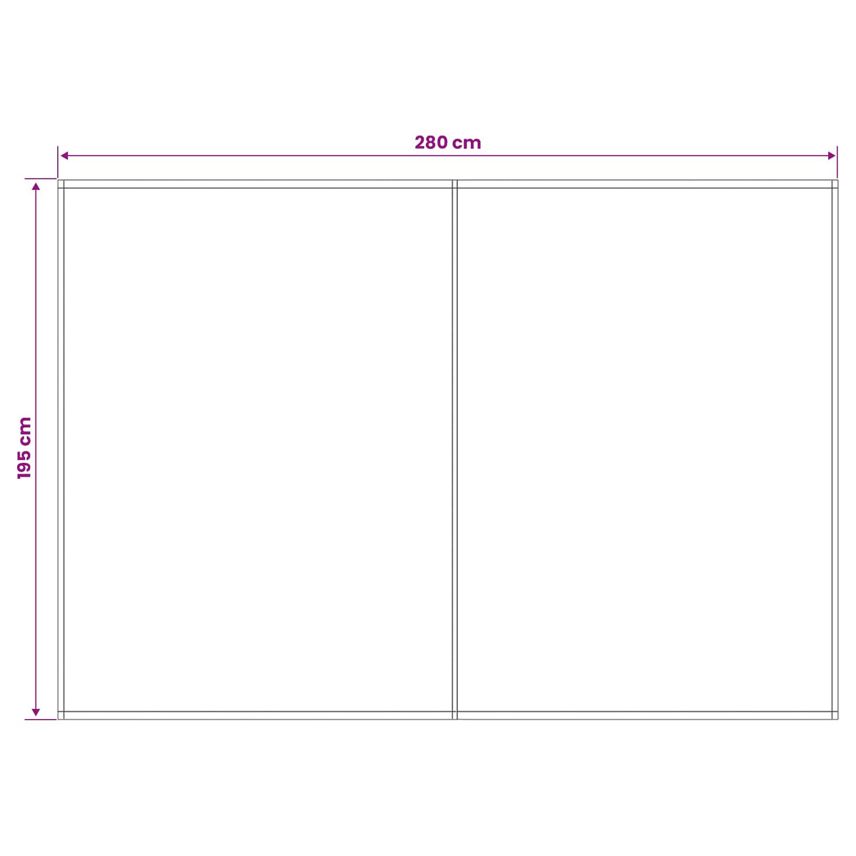 Zamjensko platno za tendu Antracit 300 x 200 cm Poliester