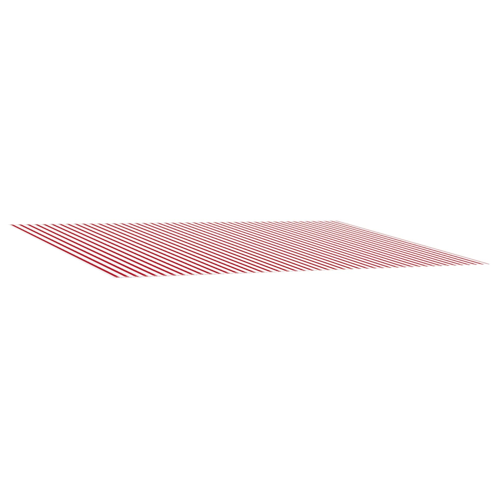 Zamjensko platno za tendu Crvena i bijela 600 × 300 cm