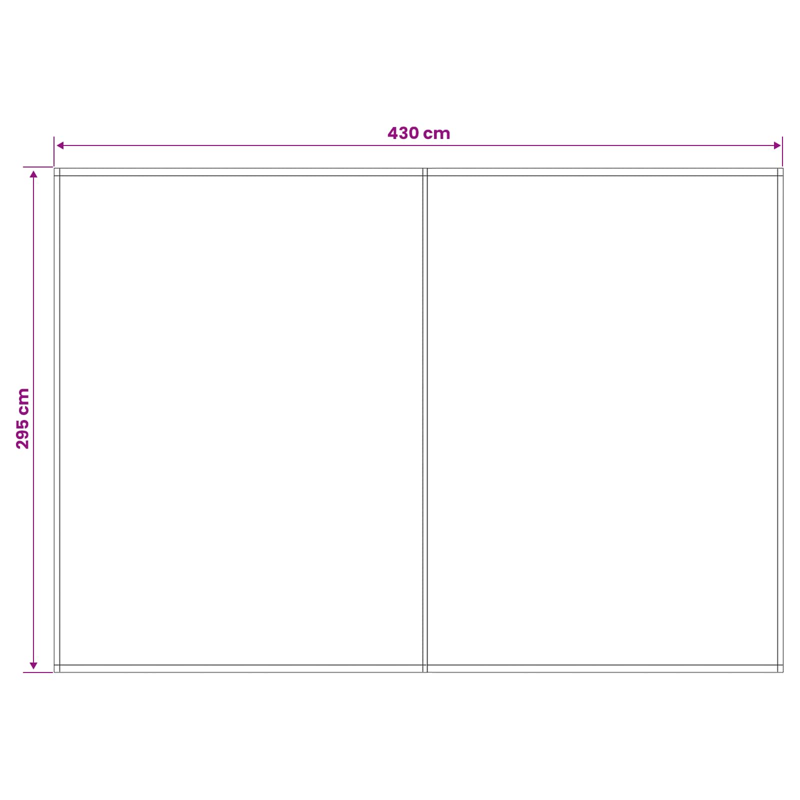 Zamjensko platno za tendu Bijela 450 × 300 cm Poliester