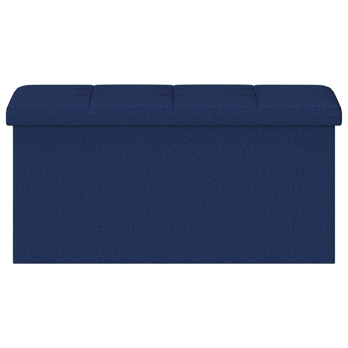Sklopiva klupa za pohranu Plava 180 kg 80 L 77 x 38 x 38 cm