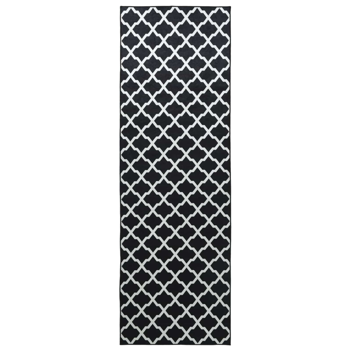 Traka za tepih LESAKA Crno i bijelo 80 x 400 cm