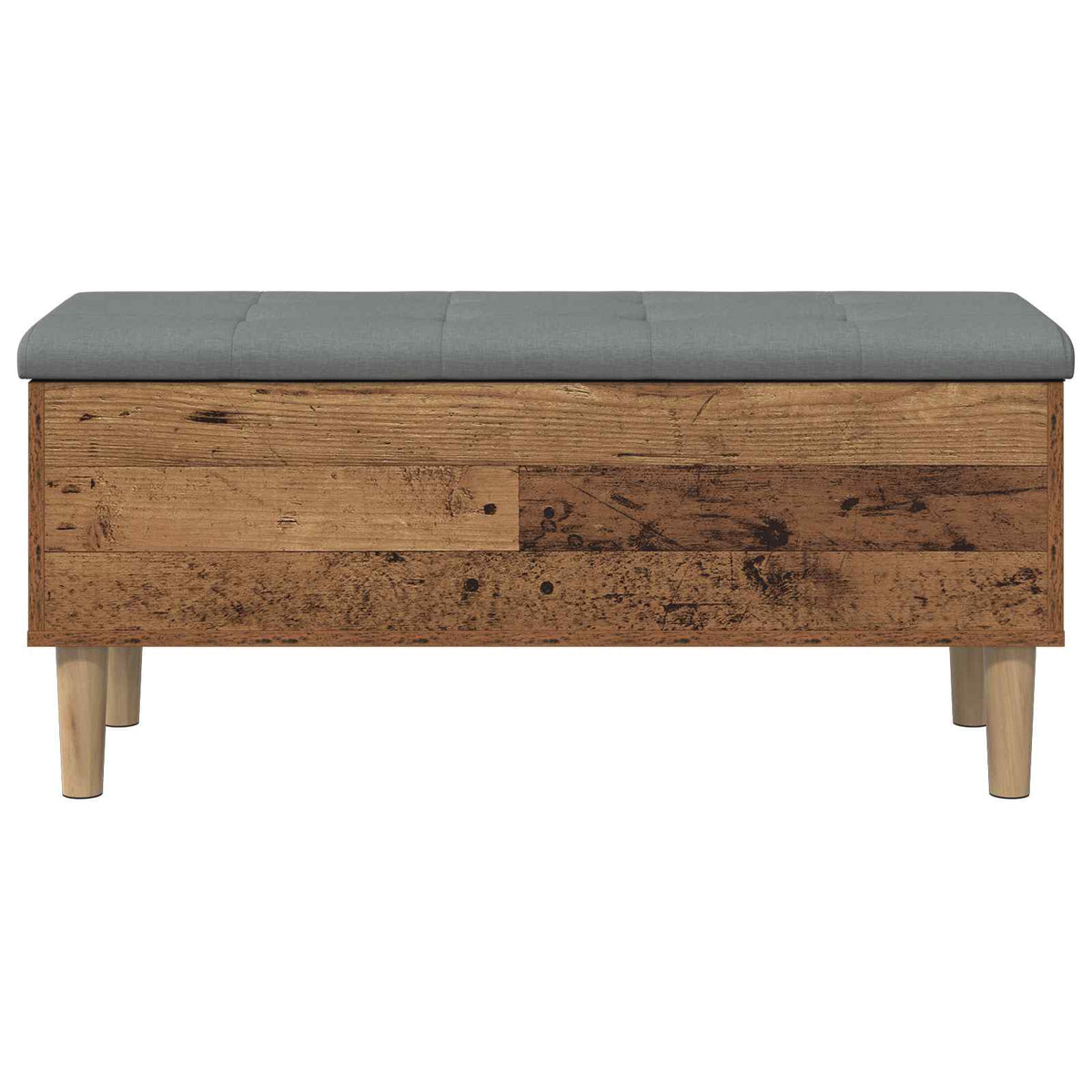 Klupa za odlaganje s jastučićem Drvo hrasta 102 x 42 x 46 cm