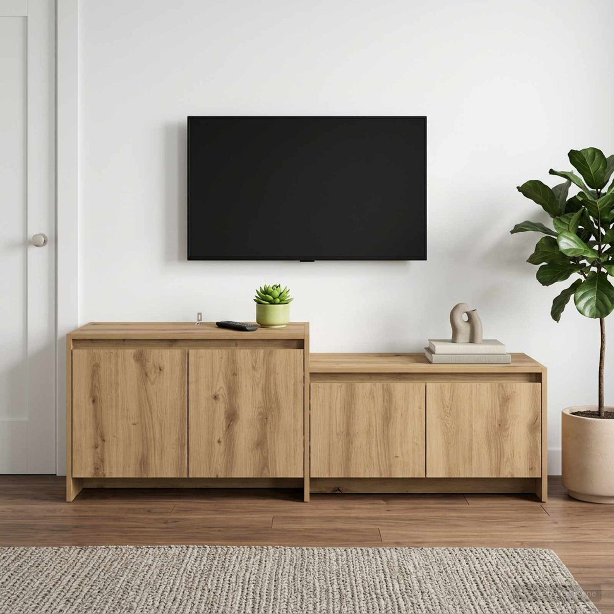 TV ormarić 146,5x35x50 cm konstruirano drvo