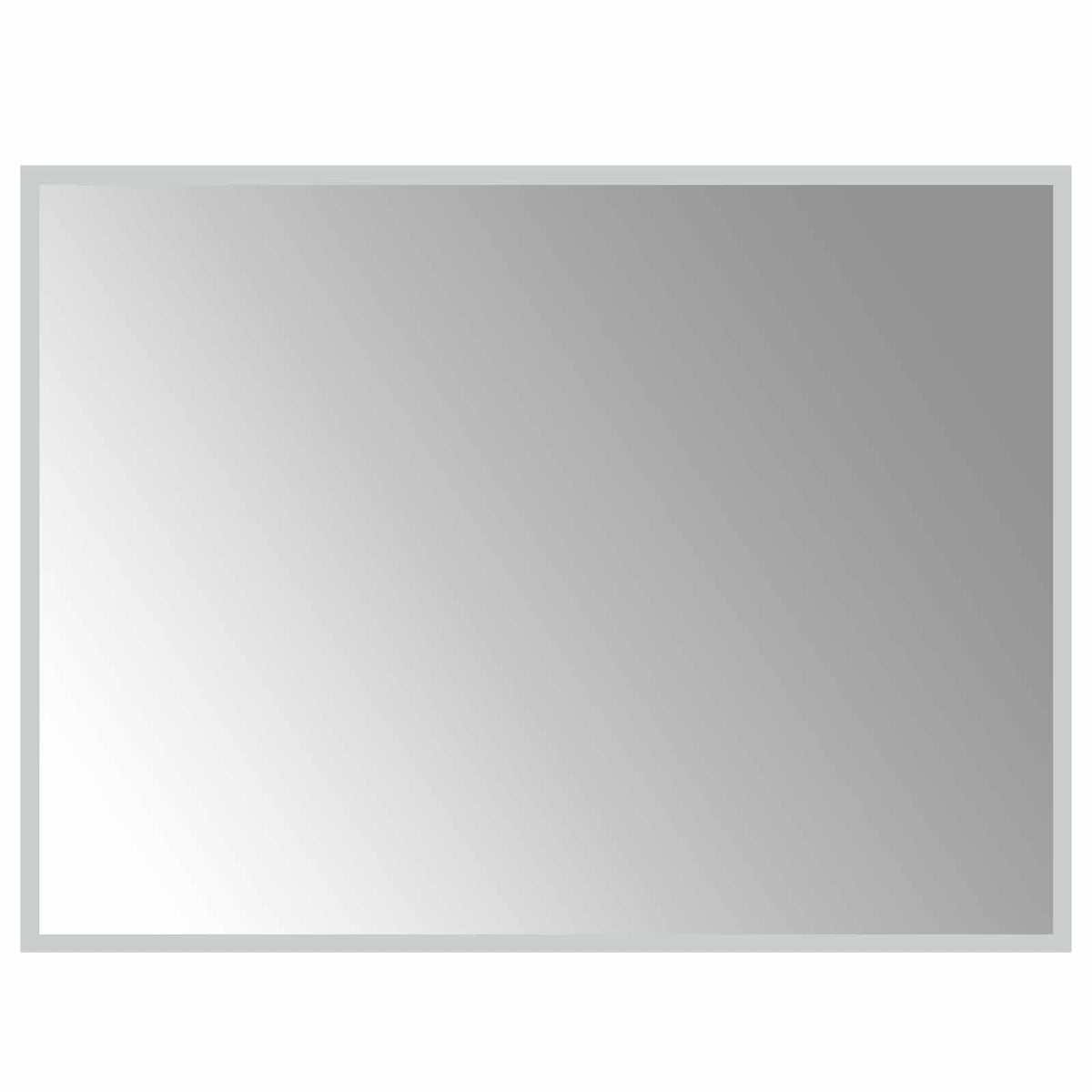 LED kupaonsko ogledalo s ogledalom *Transparent*an 80 x 60 cm