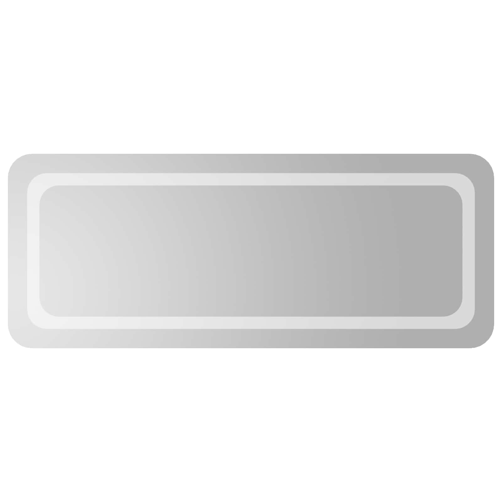 LED kupaonsko ogledalo s ogledalom *Transparent*an 100 x 40 cm