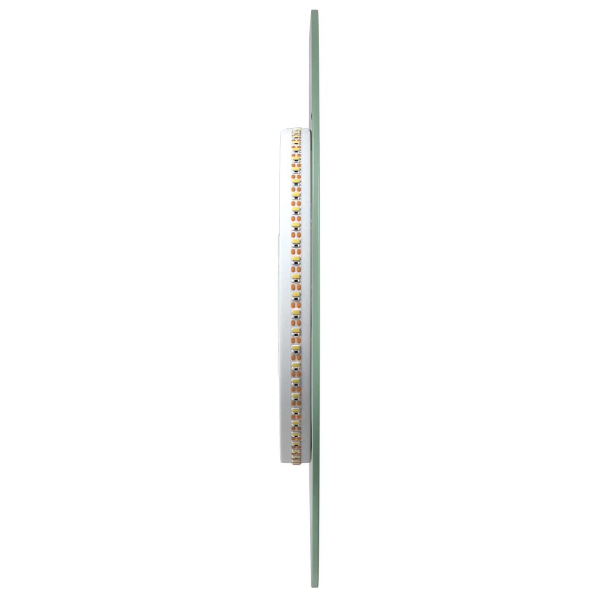 LED kupaonsko ogledalo s ogledalom *Transparent*an Ø 30 cm