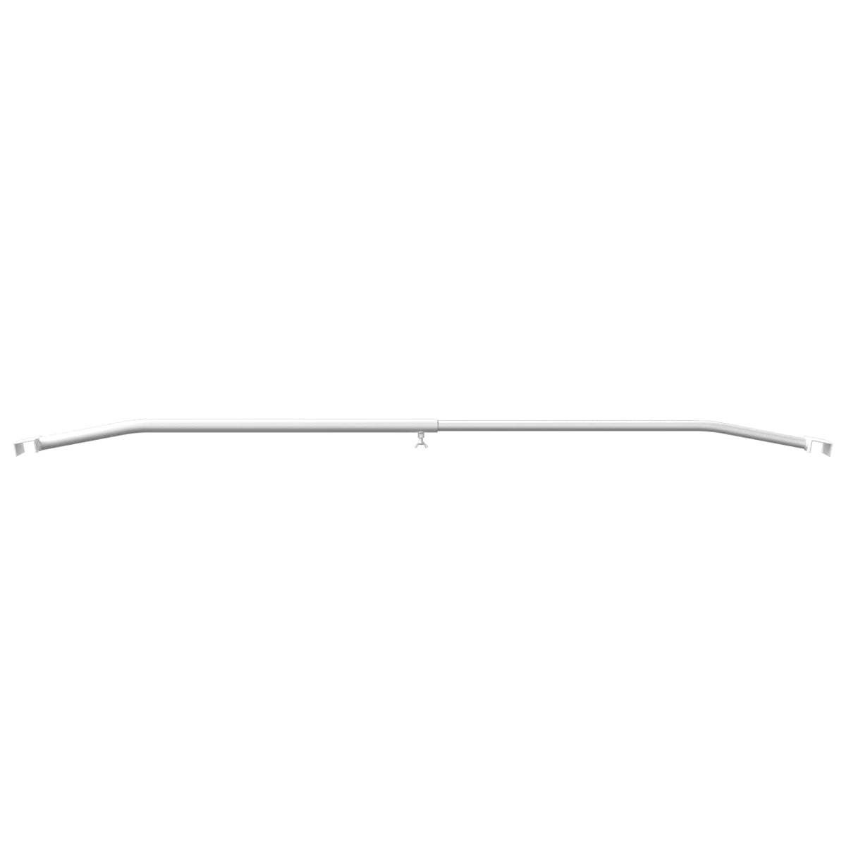 Kuka za platna za prikolice Srebrna 102-155 cm Aluminij