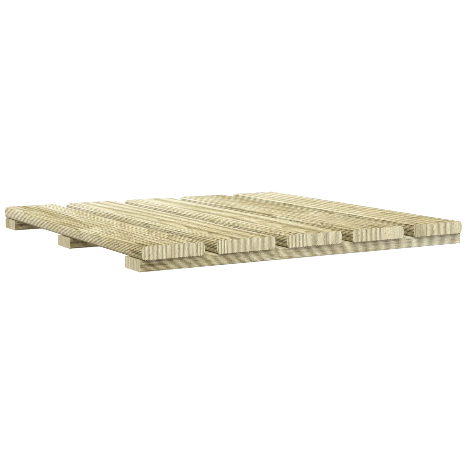 Pločice za decking 12 pcs Zelena 50 x 50 cm