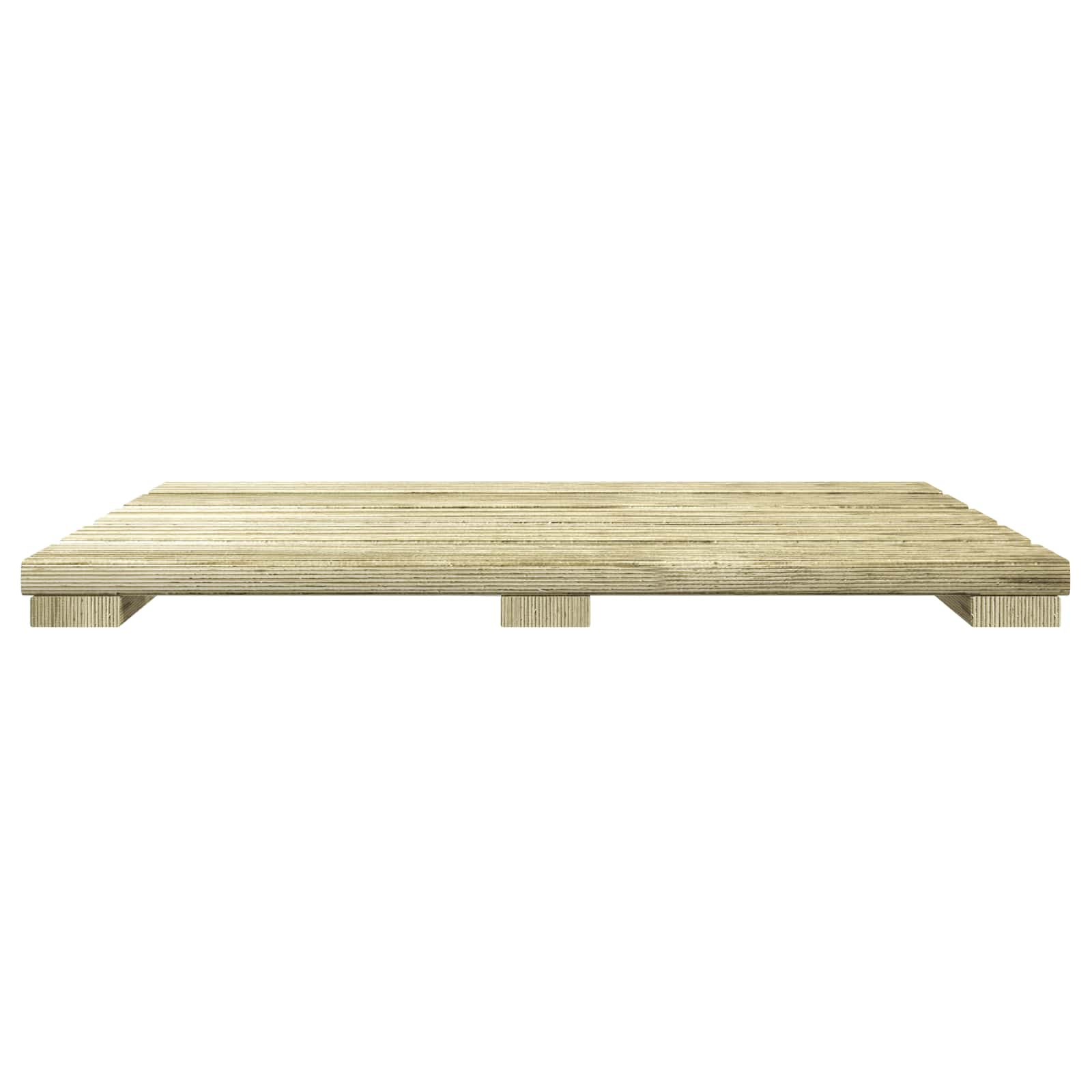 Pločice za decking 18 pcs Zelena 50 x 50 cm