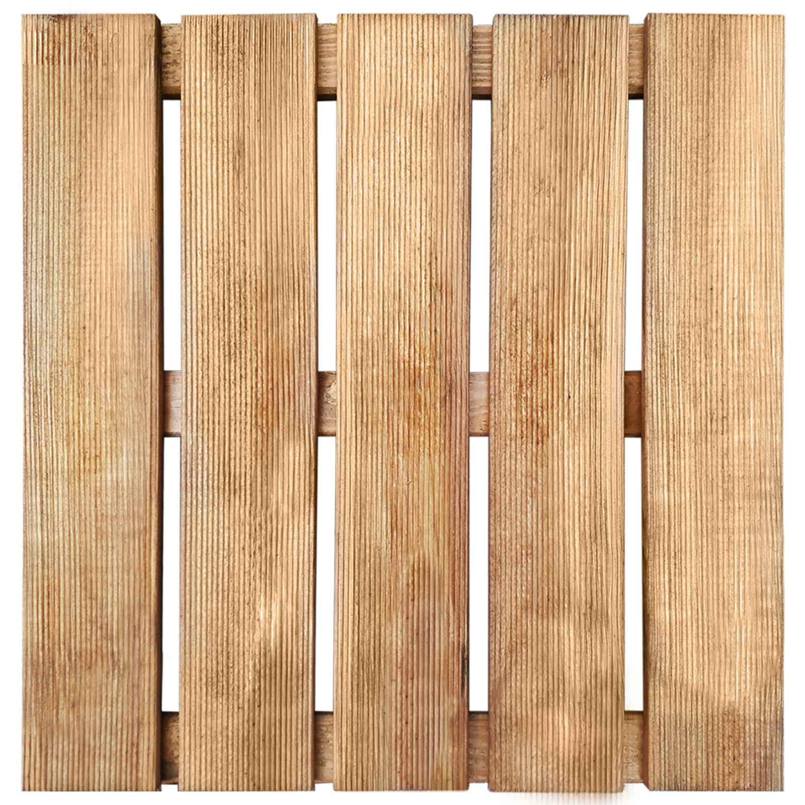 Pločice za decking 12 pcs Smeđa 50 x 50 cm
