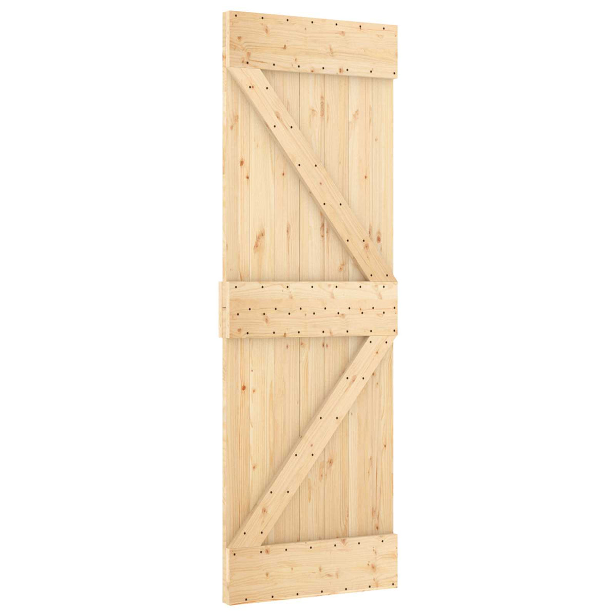Klizna vrata NARVIK 70 x 210 cm (152,5 cm) Prirodna i crna