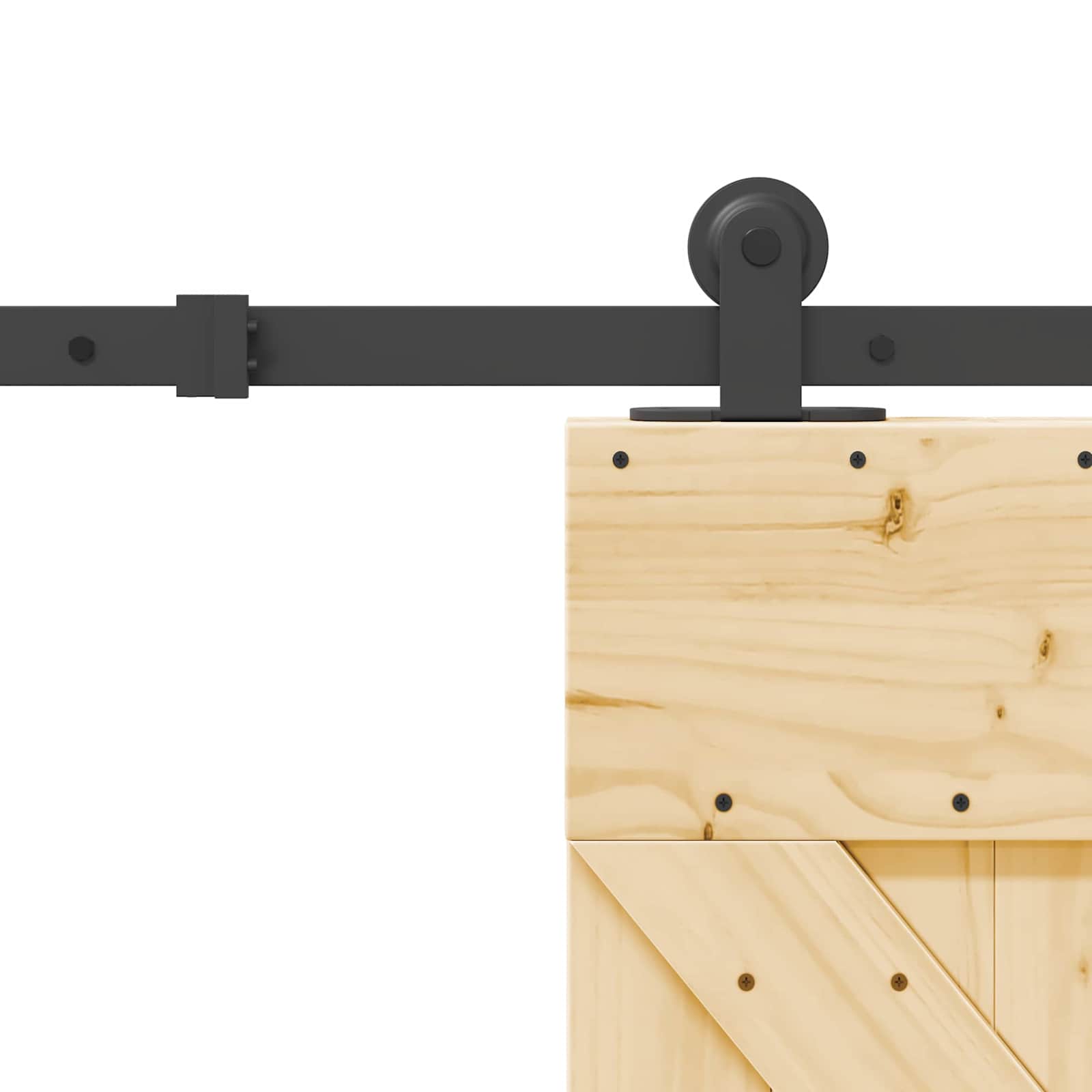 Klizna vrata NARVIK 85 x 210 cm (152,5 cm) Prirodna i crna