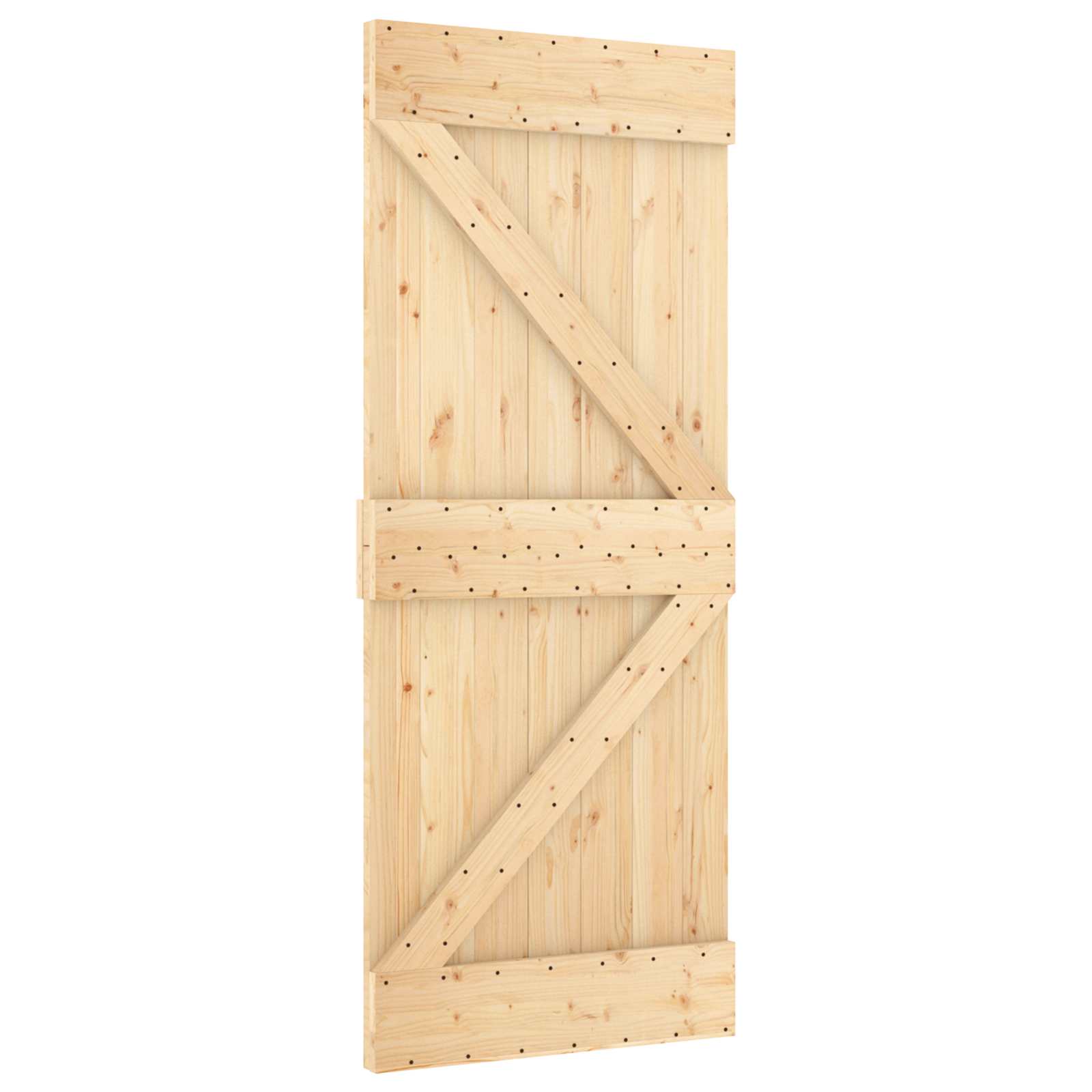 Klizna vrata NARVIK 85 x 210 cm (152,5 cm) Prirodna i crna