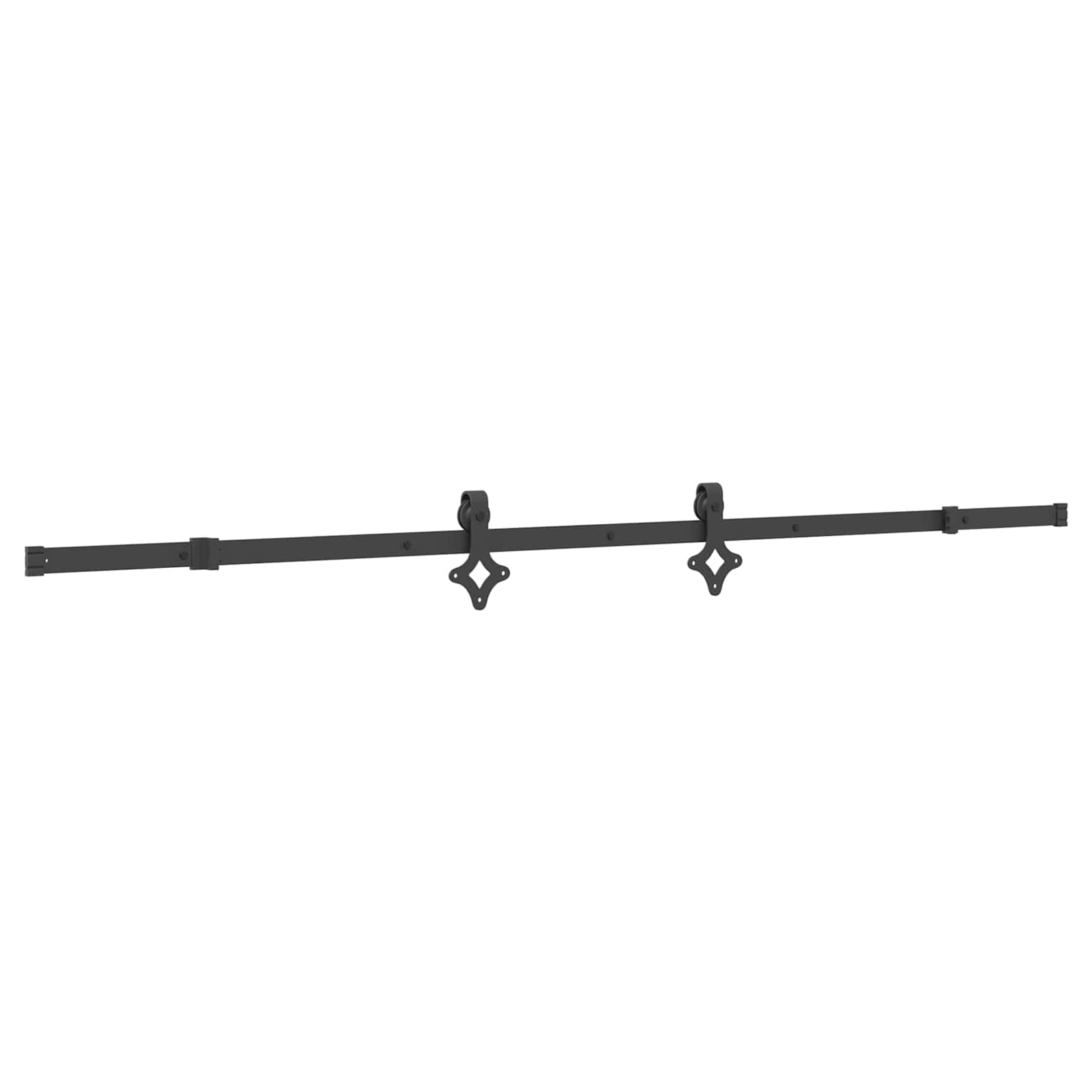 Klizna vrata NARVIK Prirodna i crna 80 x 210 cm (213,5 cm)