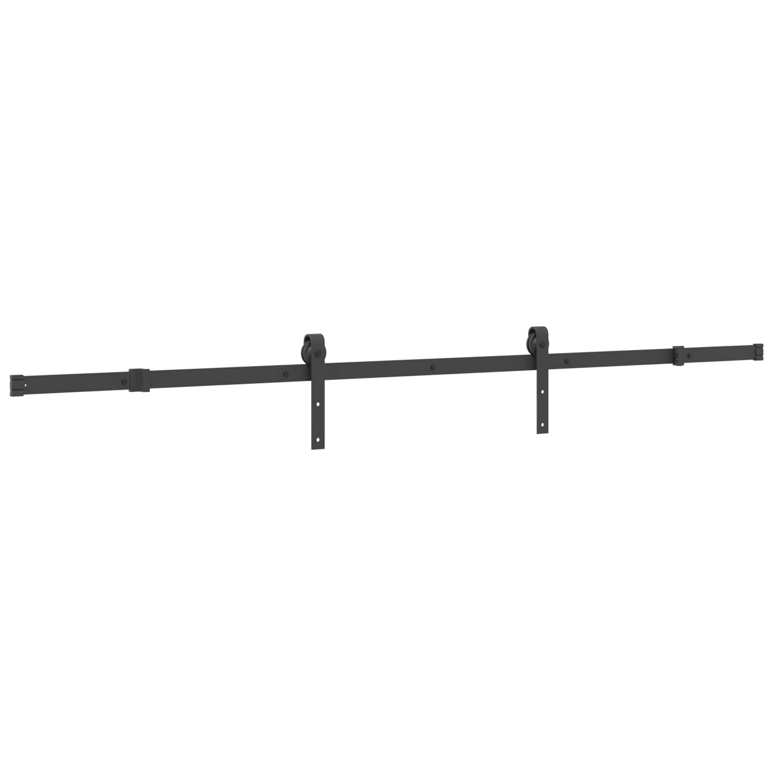 Klizna vrata NARVIK Prirodna i crna 80 x 210 cm (213,5 cm)