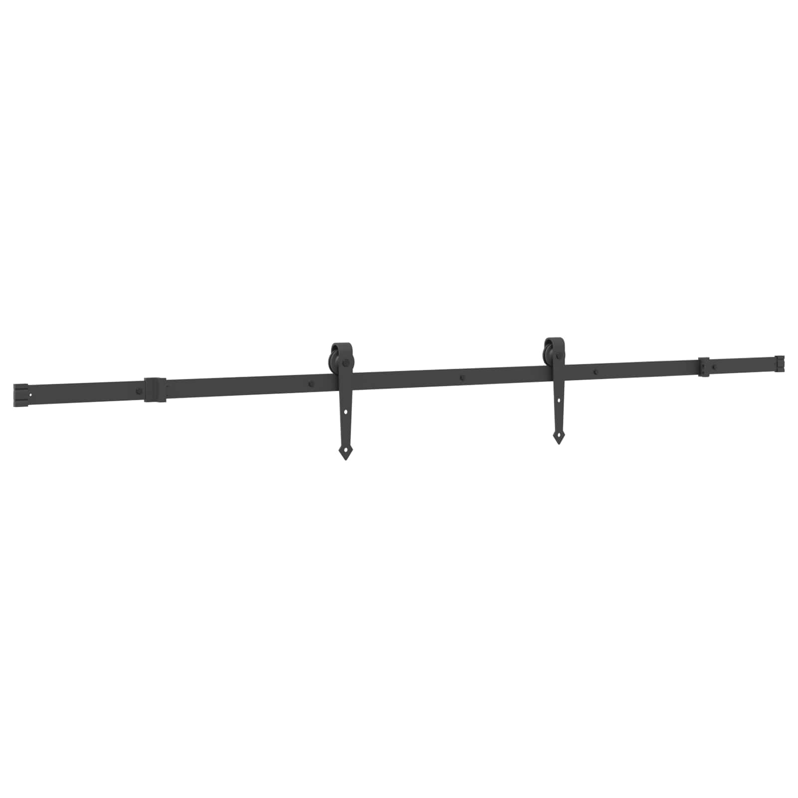 Klizna vrata NARVIK Prirodna i crna 70 x 210 cm (213,5 cm)