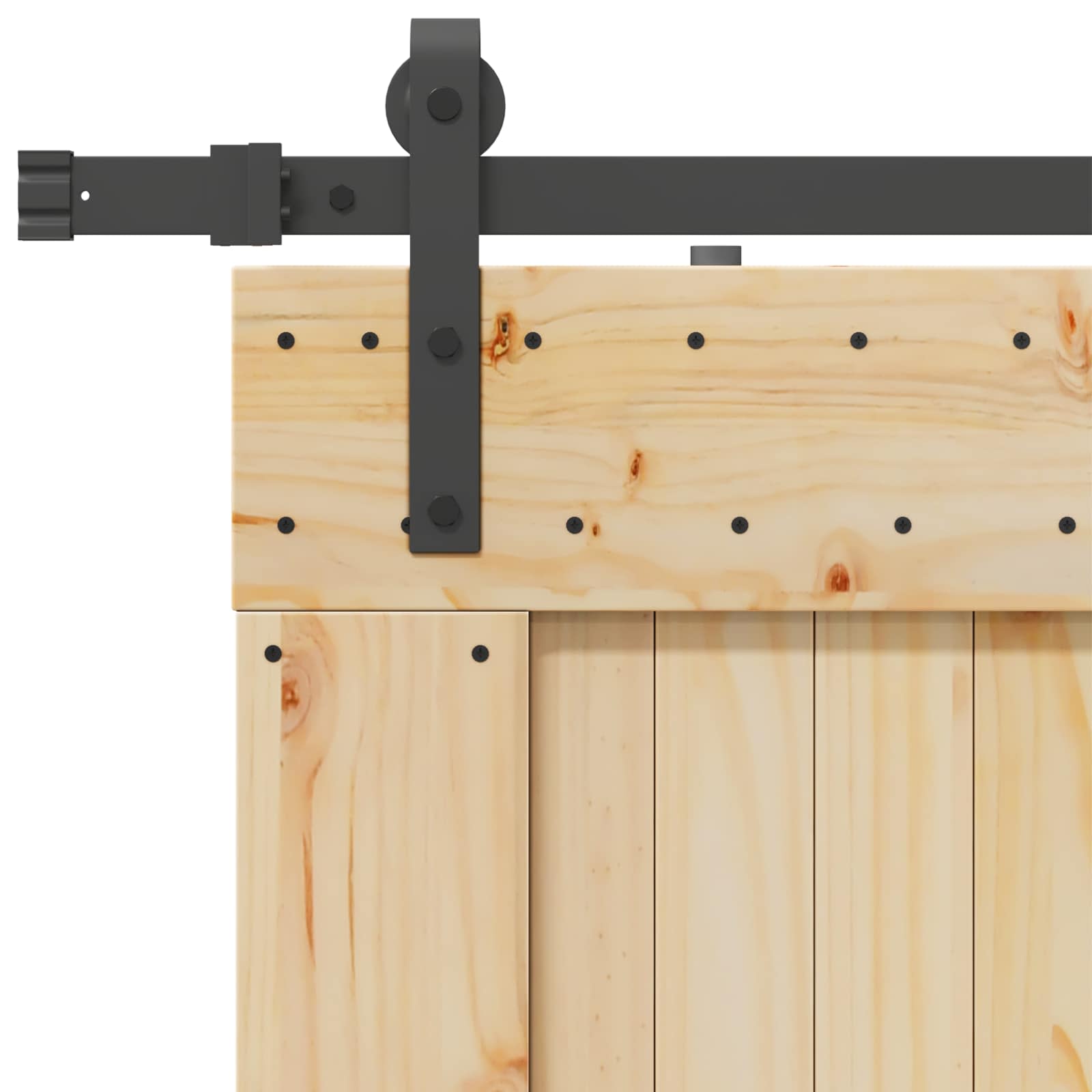 Klizna vrata NARVIK 70 x 210 cm (152,5 cm) Prirodna i crna