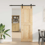 Klizna vrata NARVIK 70 x 210 cm (152,5 cm) Prirodna i crna