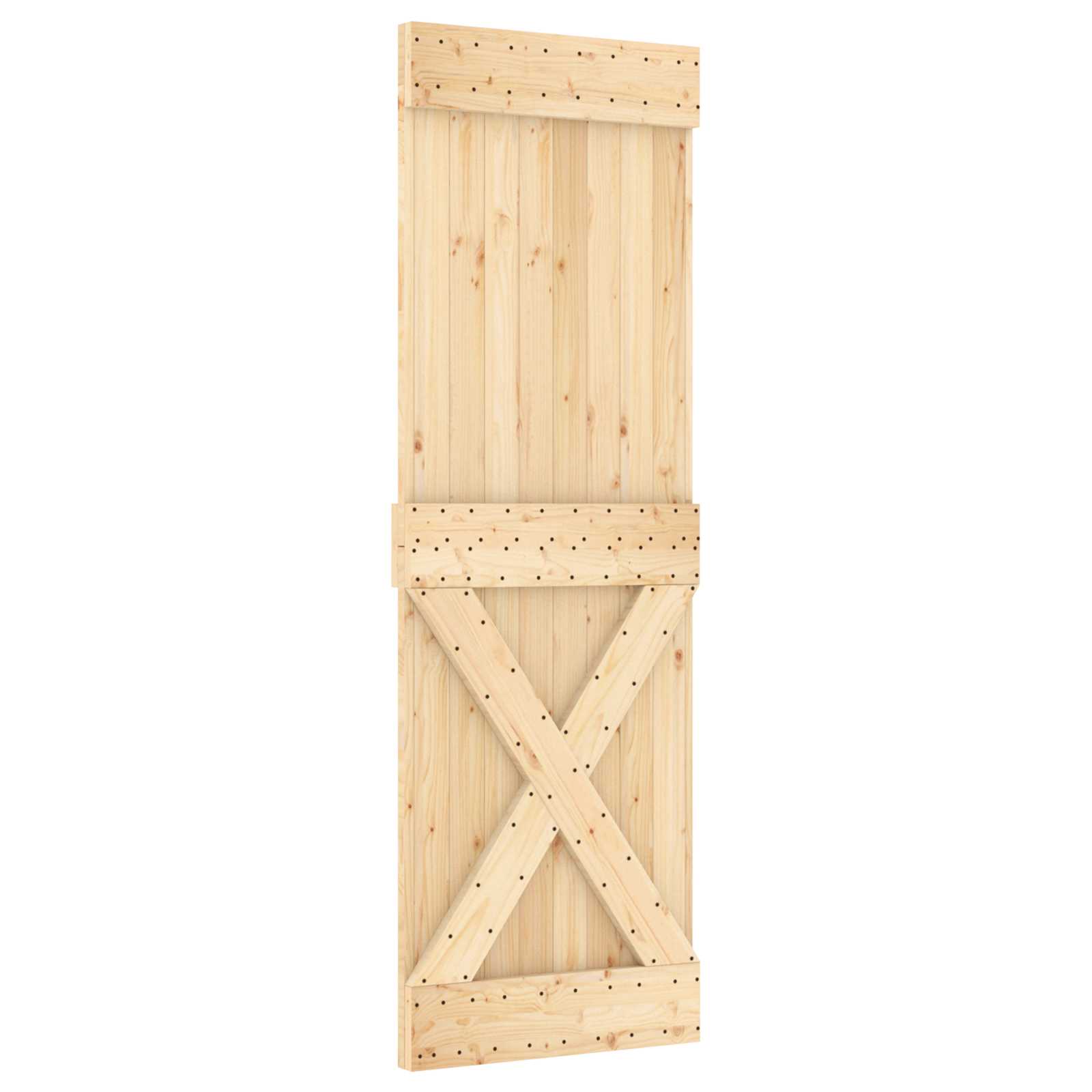 Klizna vrata NARVIK 70 x 210 cm (152,5 cm) Prirodna i crna