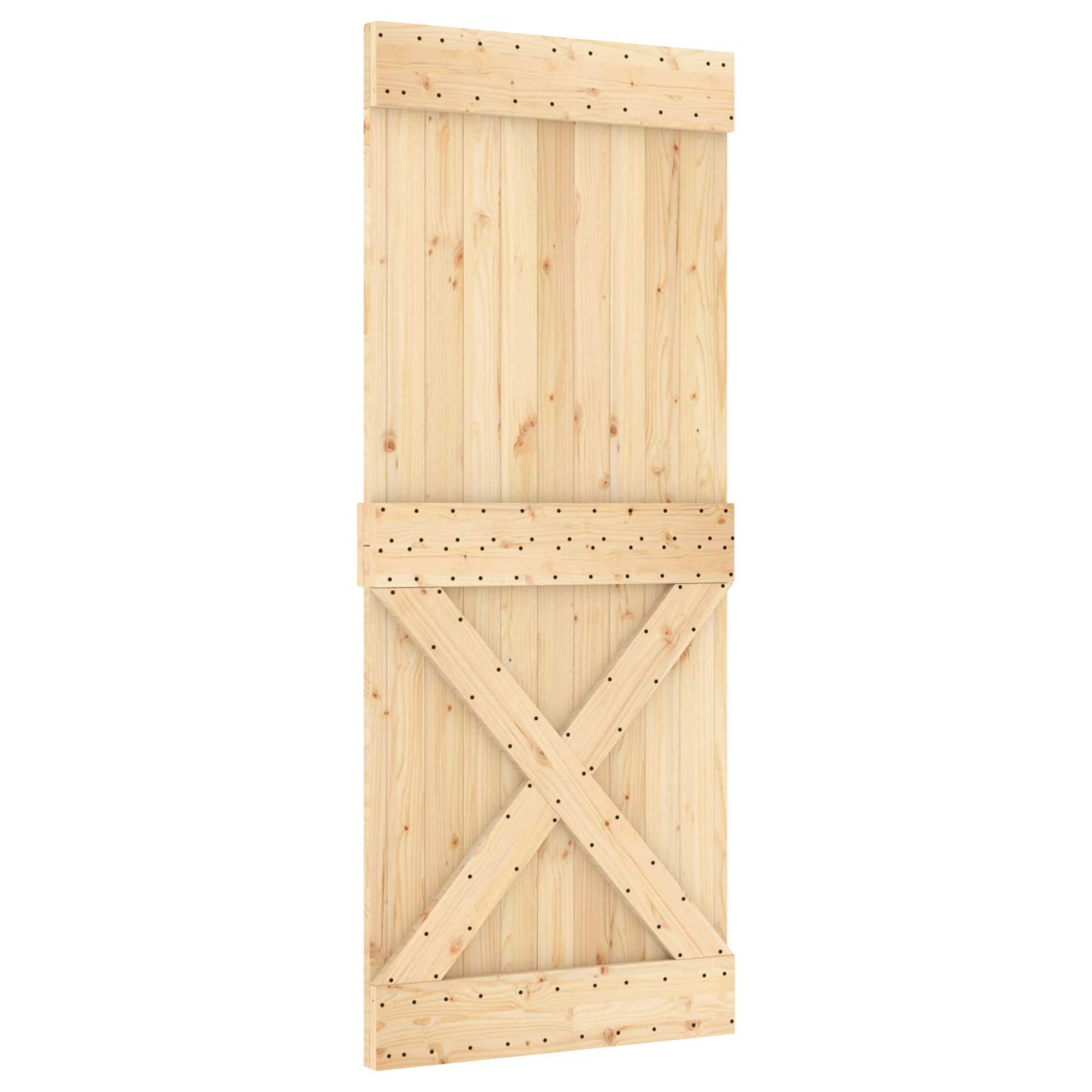 Klizna vrata NARVIK 85 x 210 cm (213,5 cm) Prirodna i crna