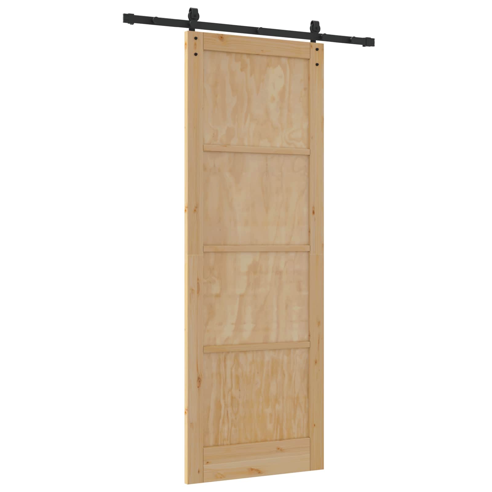 Klizna vrata Prirodna 83 x 232 cm Masivna borovina