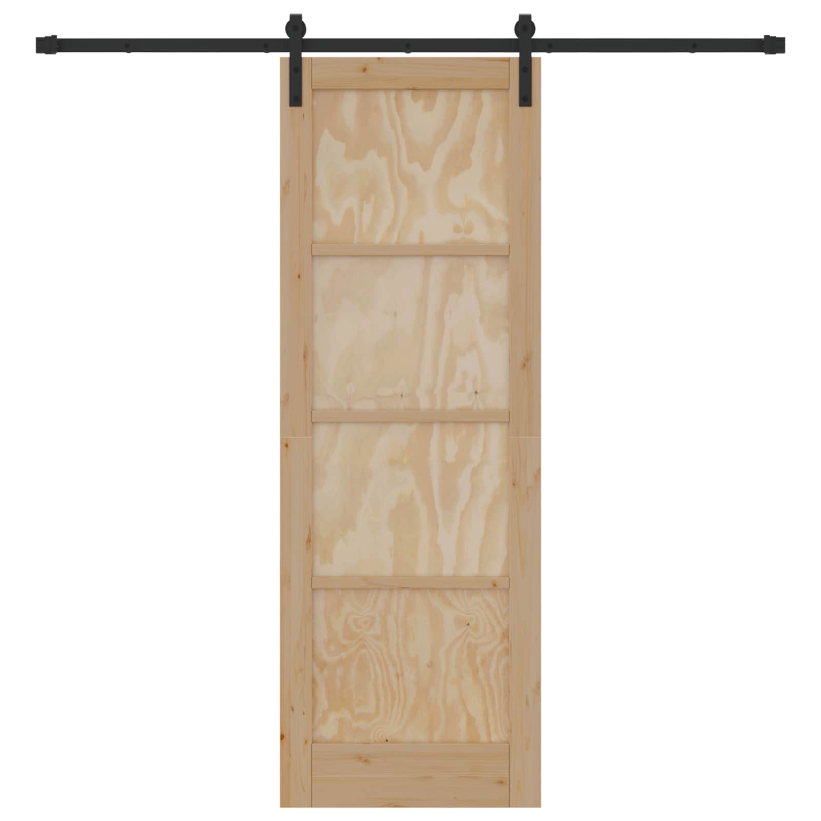 Klizna vrata Prirodna 73,5 x 211 cm Masivna borovina