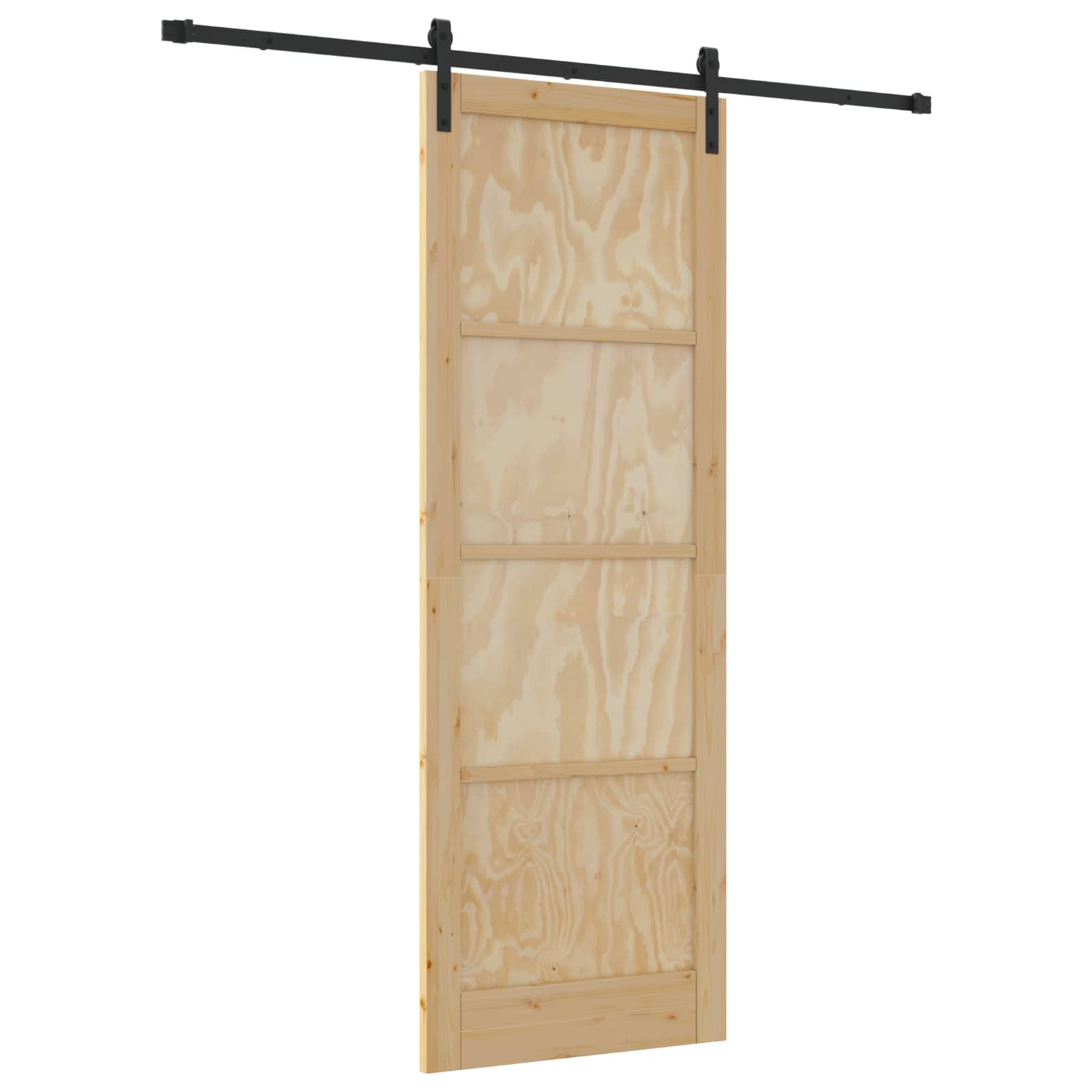 Klizna vrata Prirodna 83 x 232 cm Masivna borovina