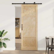 Klizna vrata ORKDAL Prirodna 83 x 232 cm Masivna borovina