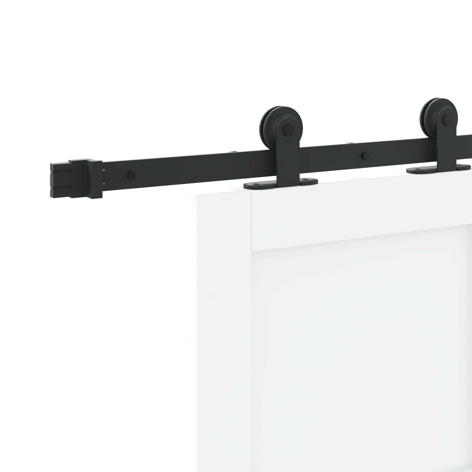 Klizna vrata ORKDAL Bijela 83 x 232 cm Masivna borovina