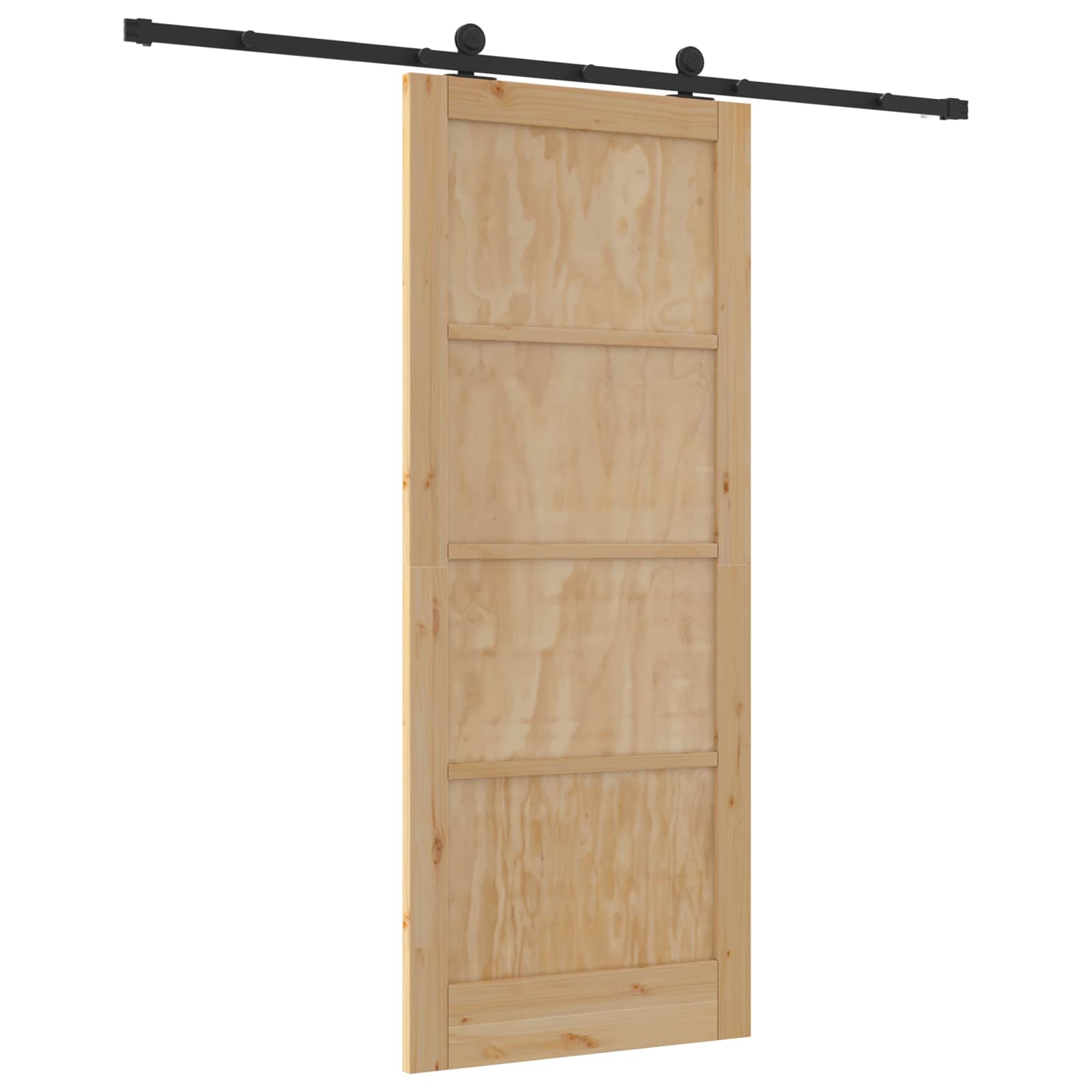 Klizna vrata ORKDAL Prirodna 86 x 211 cm Masivna borovina