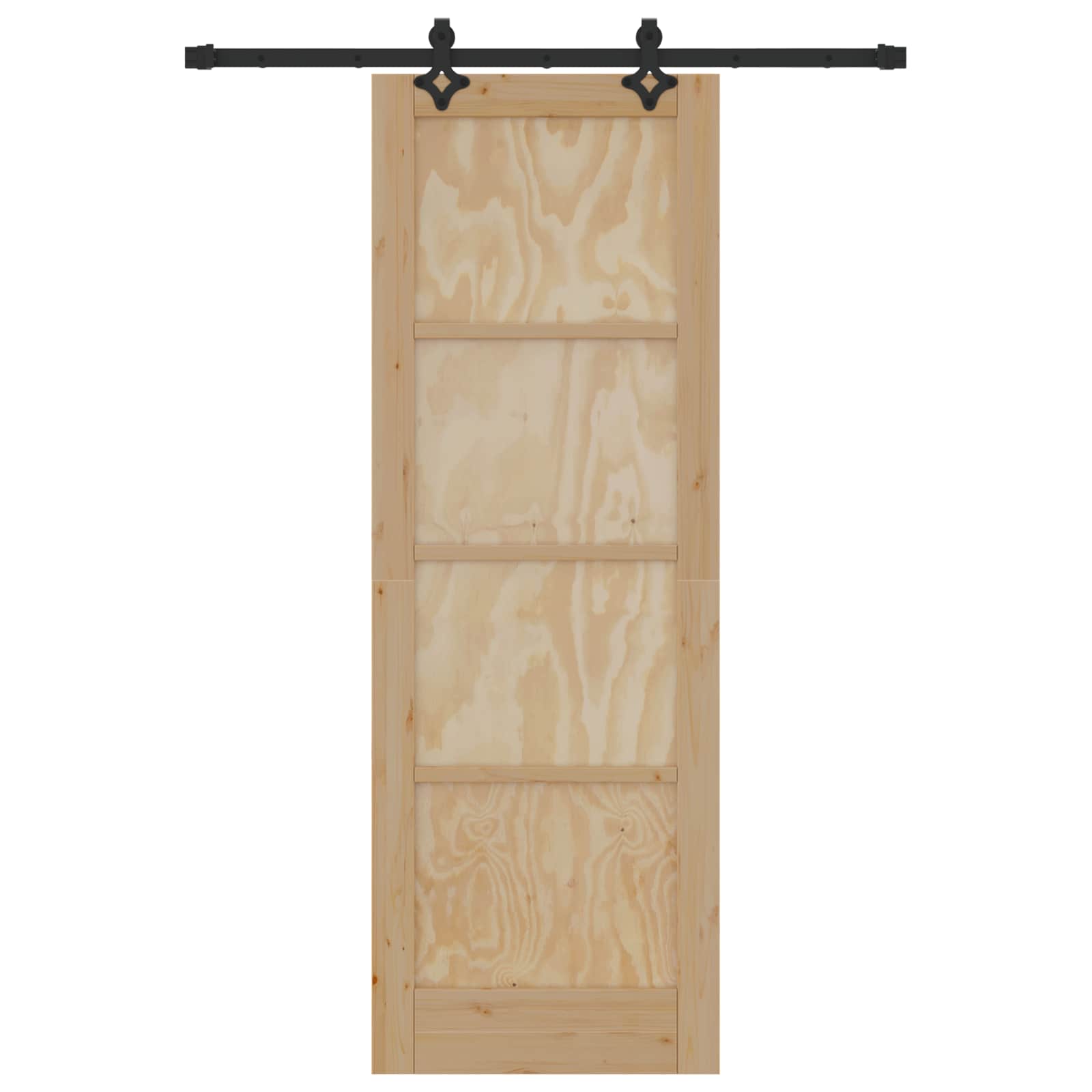 Klizna vrata ORKDAL Prirodna 73,5 x 211 cm Masivna borovina