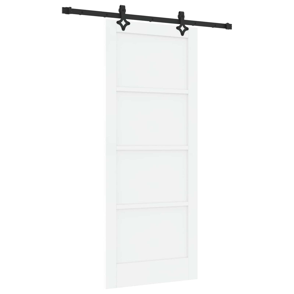 Klizna vrata ORKDAL 83 x 202 cm Masivna borovina Bijela