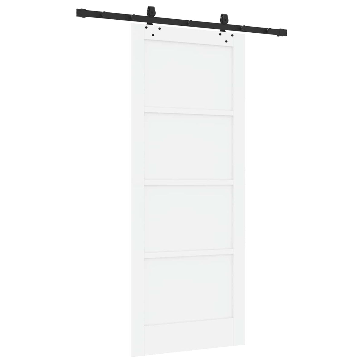 Klizna vrata ORKDAL 83 x 202 cm Masivna borovina Bijela