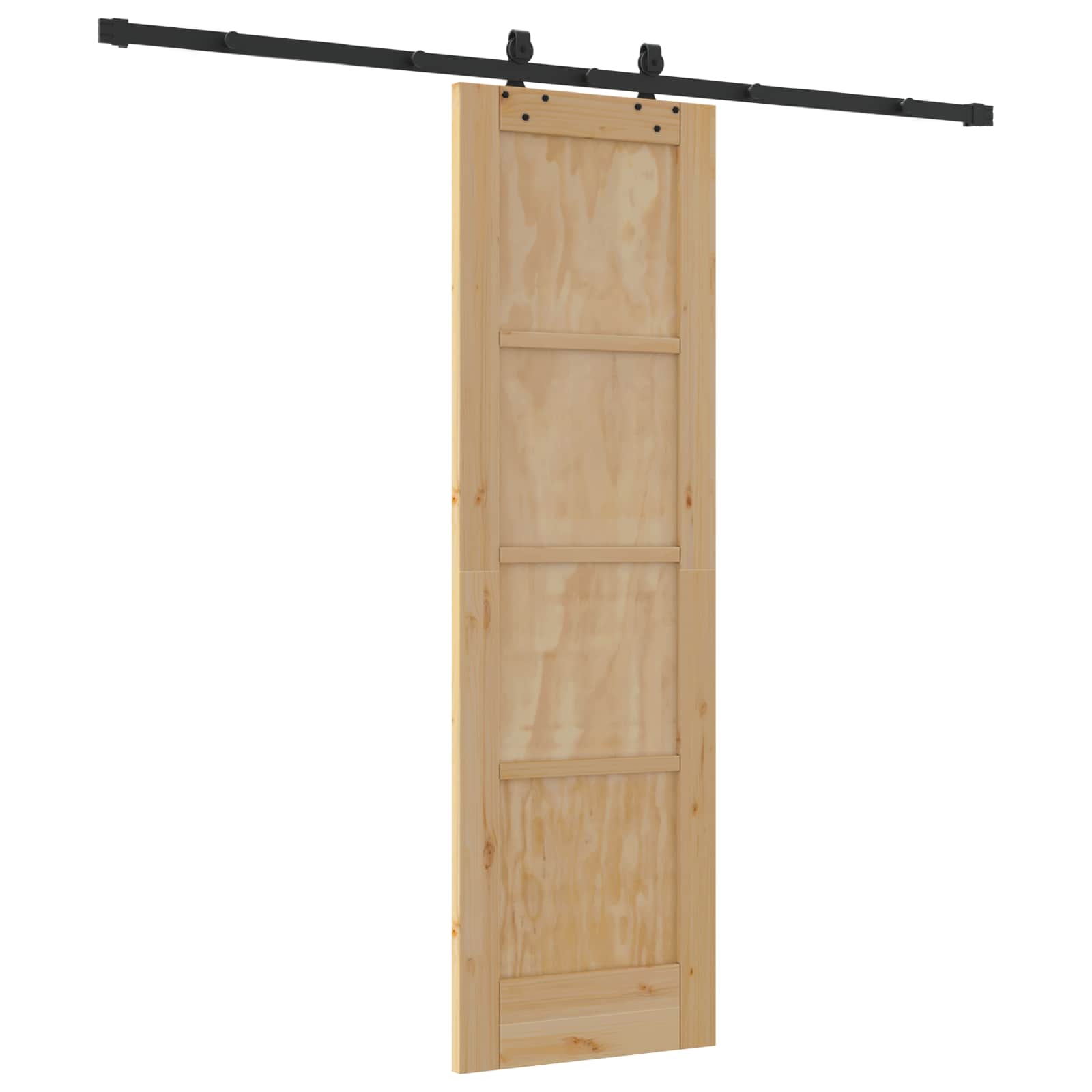 Klizna vrata ORKDAL 61 x 198,5 cm Masivna borovina Prirodna