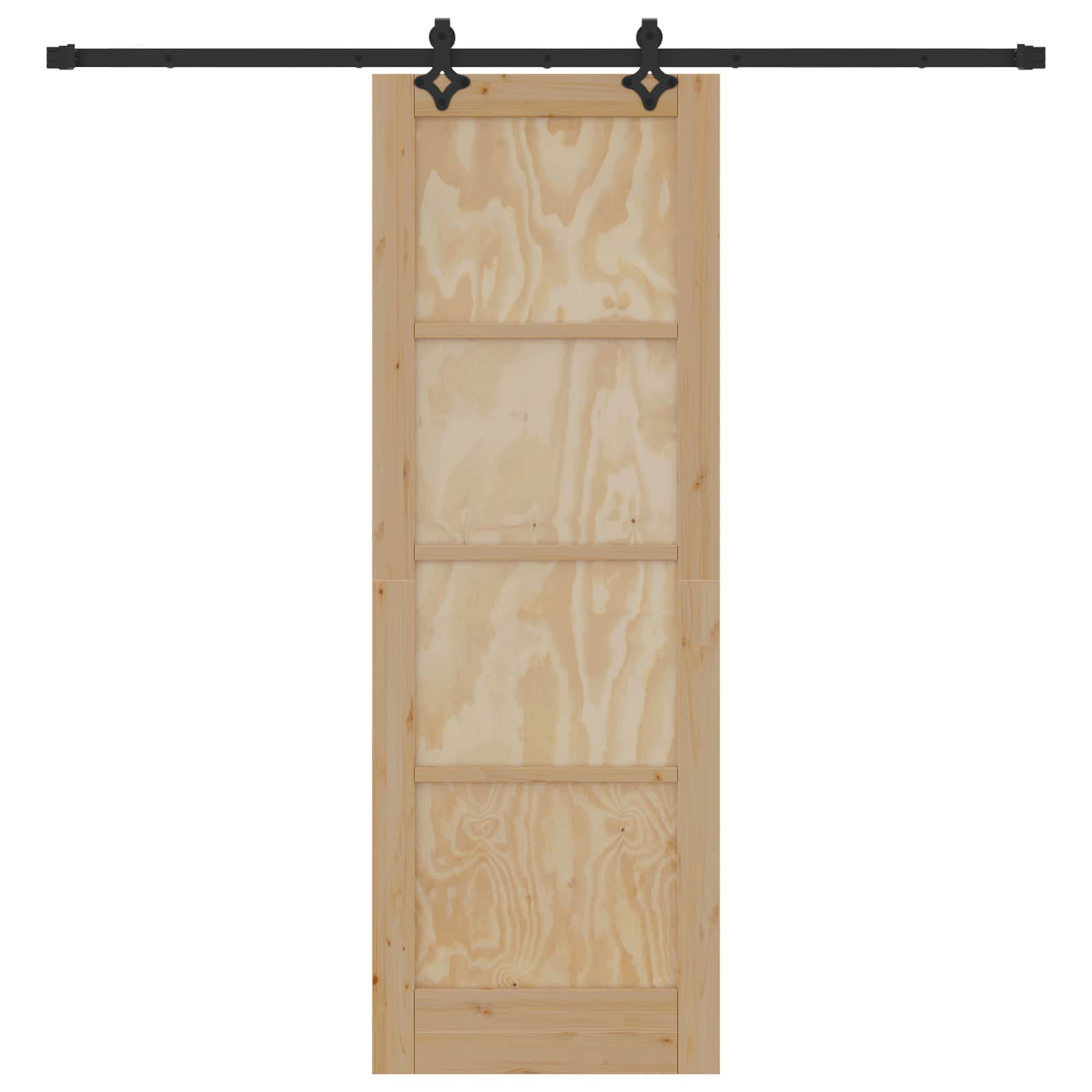 Klizna vrata ORKDAL Prirodna 73,5 x 211 cm Masivna borovina