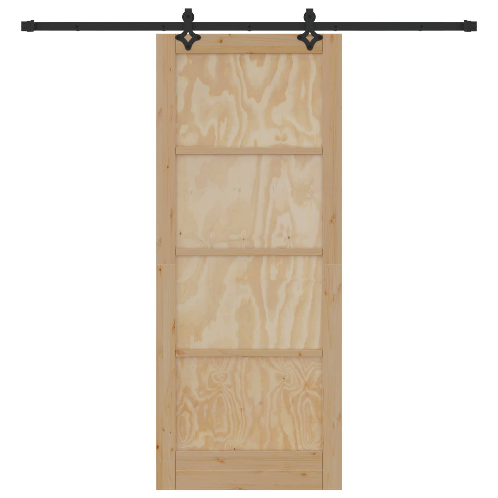 Klizna vrata ORKDAL Prirodna 86 x 211 cm Masivna borovina