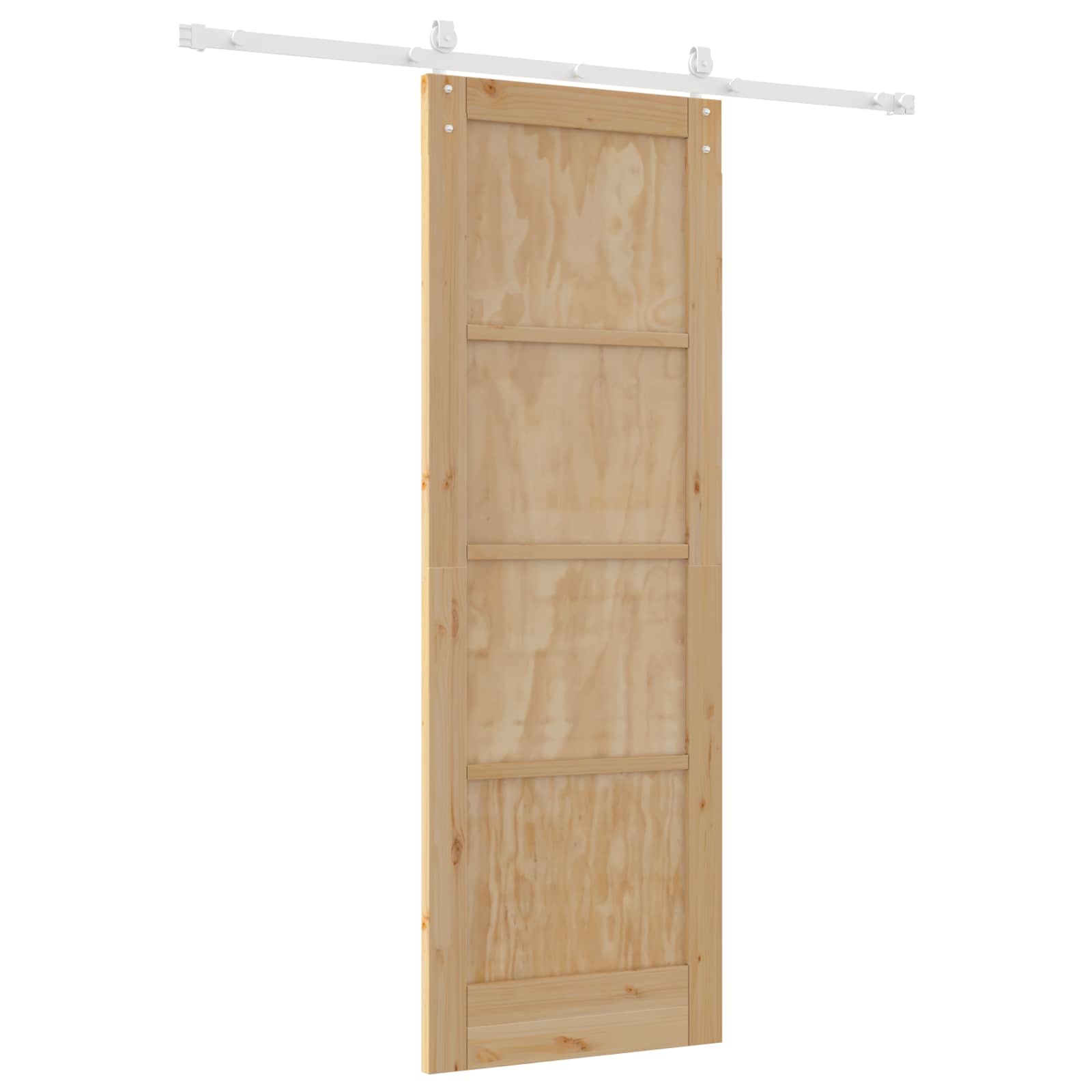 Klizna vrata ORKDAL Prirodna i bijela 73,5 x 211 cm