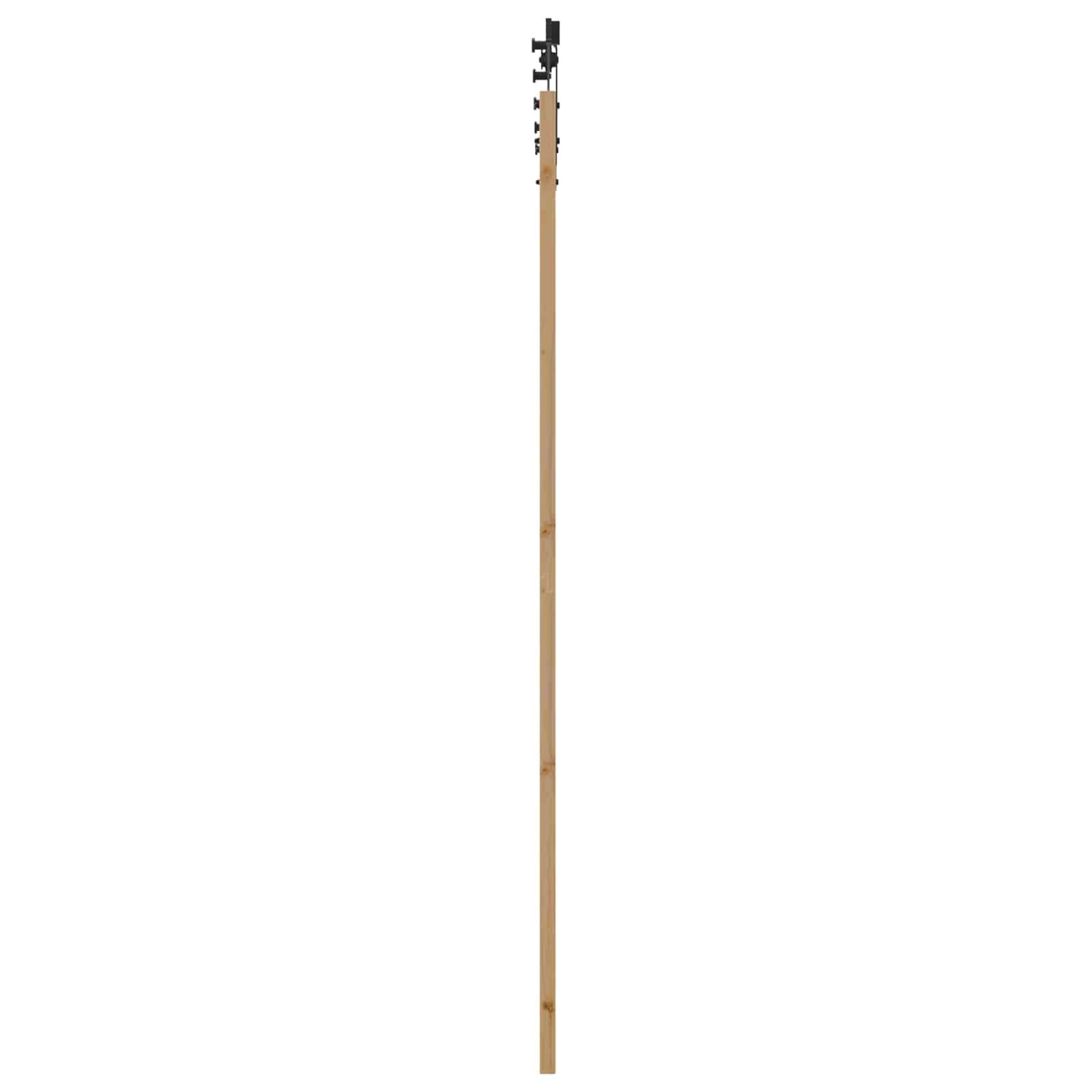Klizna vrata ORKDAL Prirodna i crna 83 x 232 cm