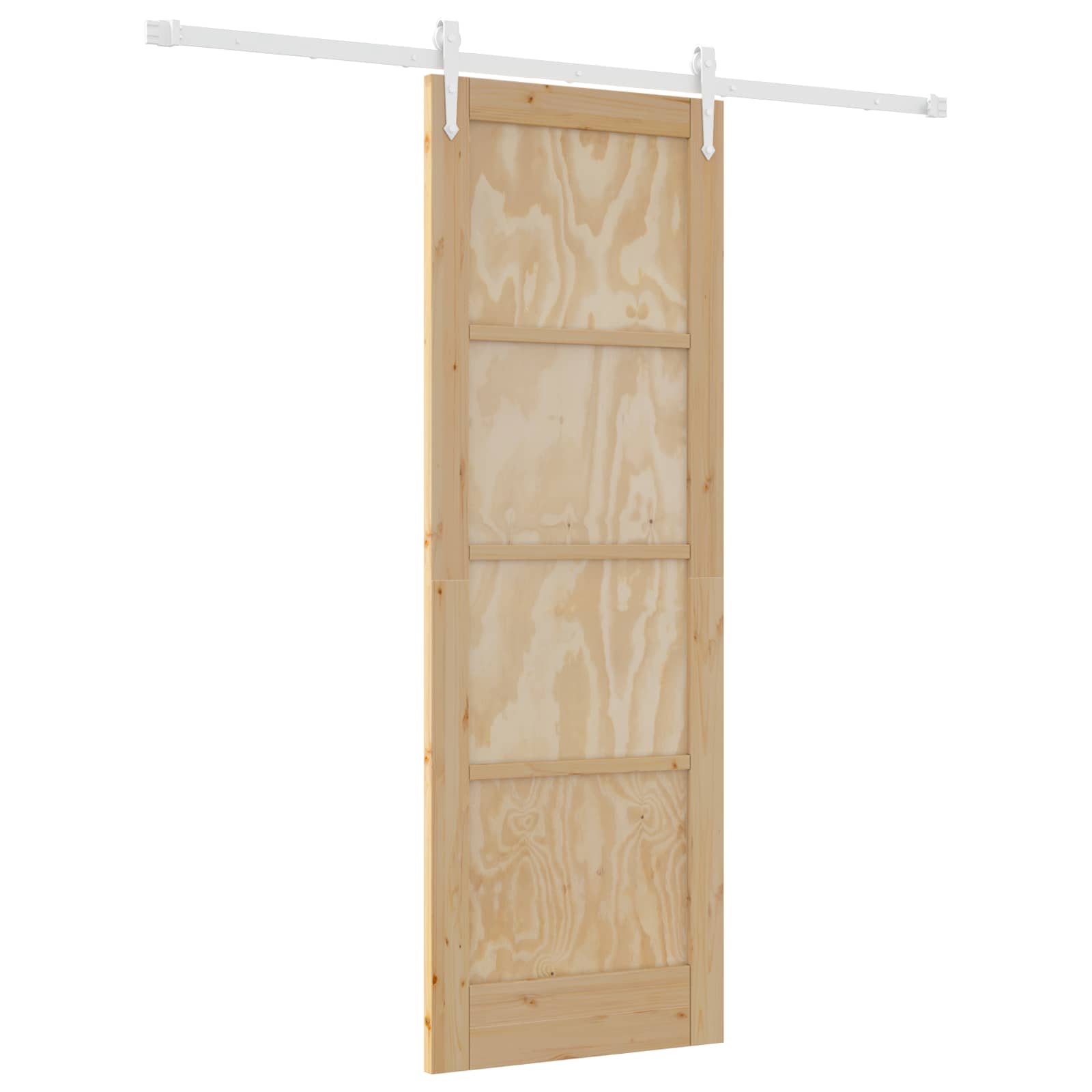 Klizna vrata ORKDAL Prirodna i bijela 73,5 x 211 cm
